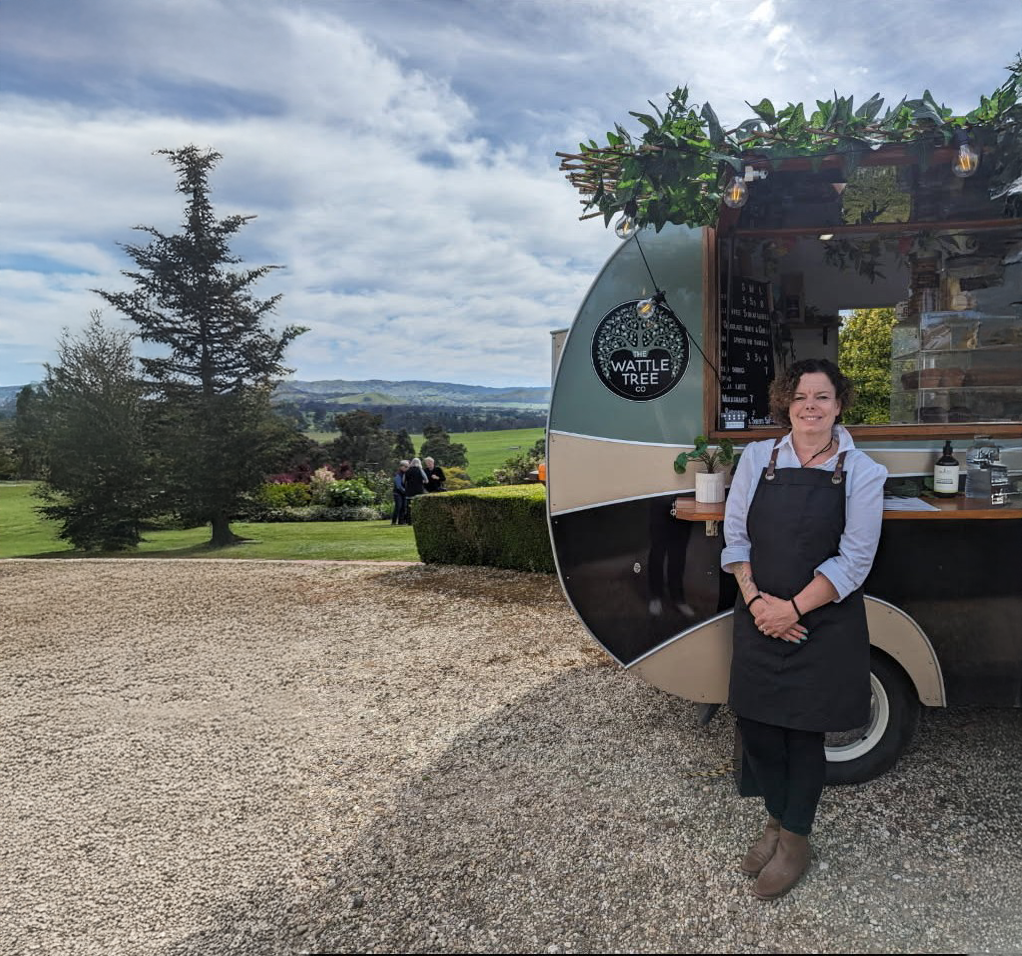 Vintage coffee van